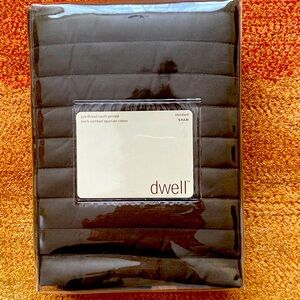 NWT LUXARY DWELL STUDIO QUILTED SHAM 100% COMBED EGYPTIAN COTTON 320 TC PERCALE